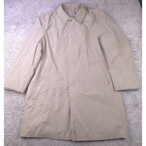 Bugatti Trench Coat Mens XL 110 Raincoat Gore-Tex Waterproof Beige Windbreaker